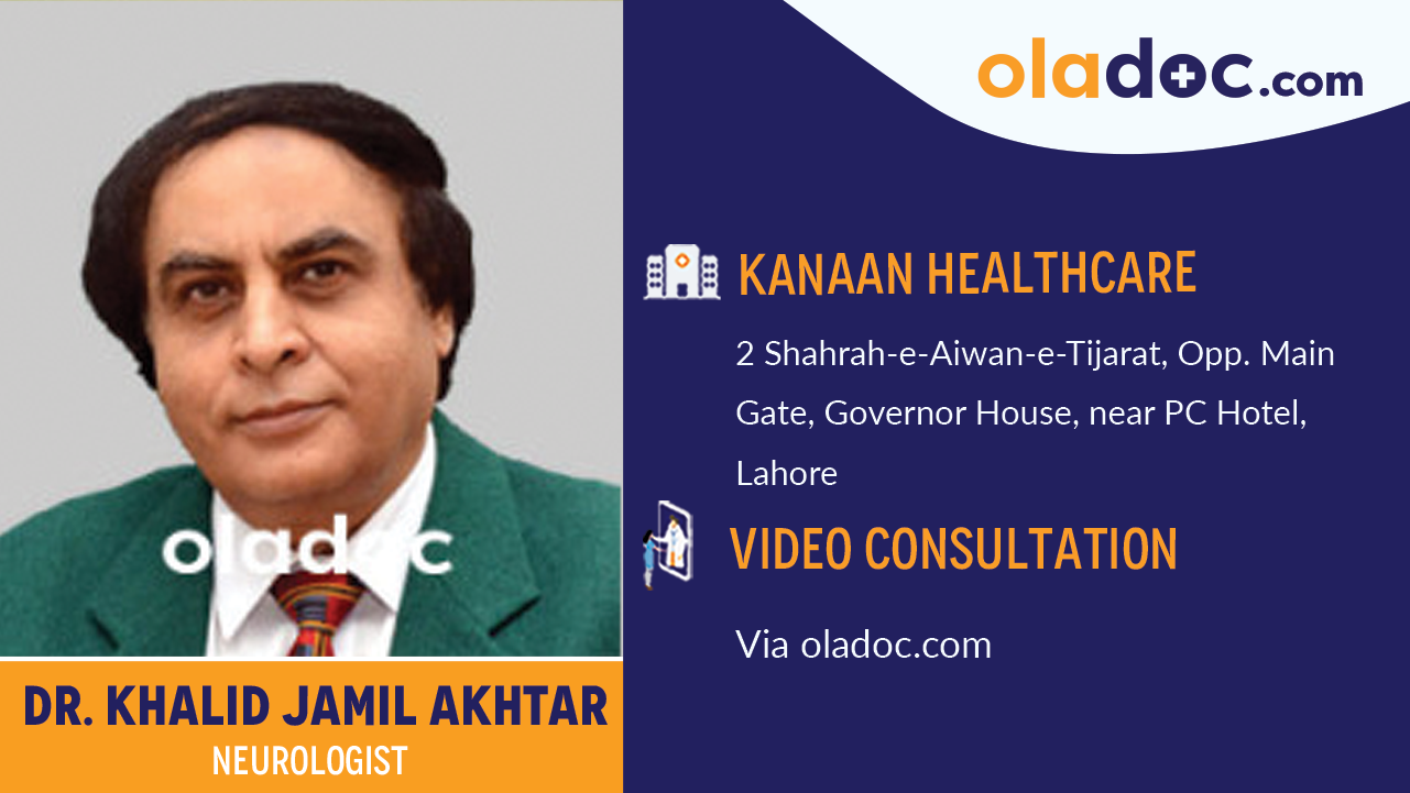 Practice location of  Dr. Khalid Jamil Akhtar